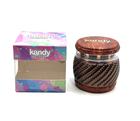 Kandy Grinder Wooden Woven Design