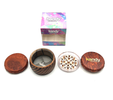 Kandy Grinder Wooden Woven Design