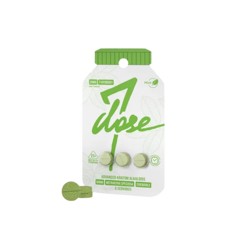 7DOSE 7-OH Kratom Chewable Tablets – 3ct 20mg
