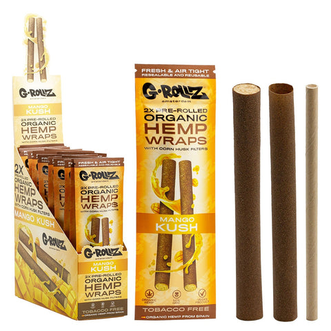 G-ROLLZ Pre-Rolled Organic Hemp Wraps