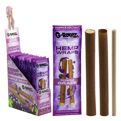 G-ROLLZ Pre-Rolled Organic Hemp Wraps