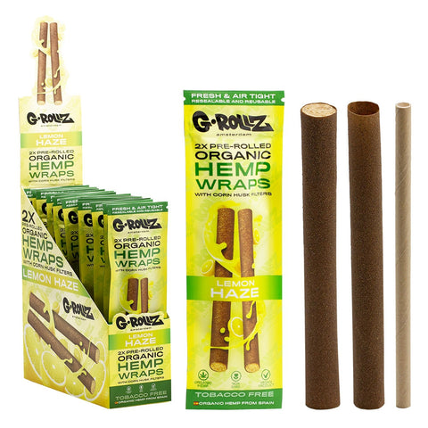 G-ROLLZ Pre-Rolled Organic Hemp Wraps
