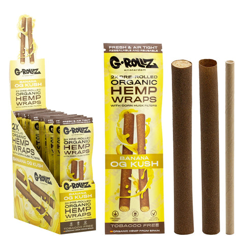 G-ROLLZ Pre-Rolled Organic Hemp Wraps