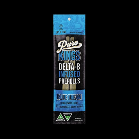 Puro Kings Delta-8 Infused Prerolls 3gm 2pk