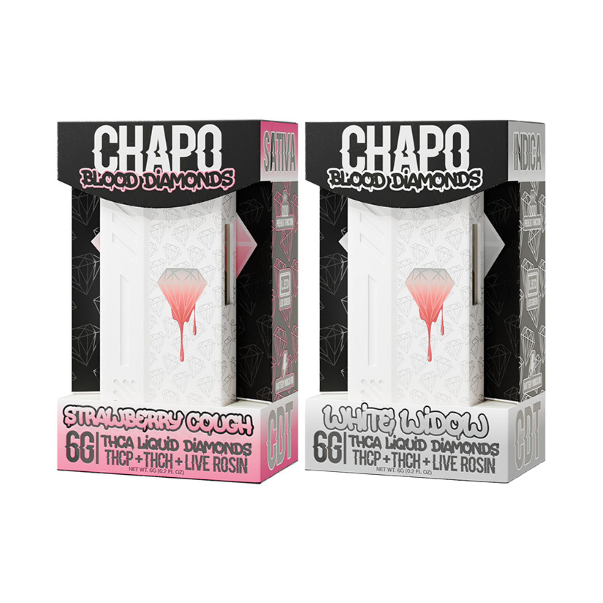 Chapo Blood Diamonds THCA Disposable 6gm Rock N' Roll It Chapo Blood Diamonds THCA Disposable 6gm Rock N' Roll It