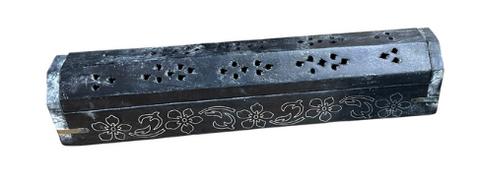 Incense Wood Coffin Box 12"