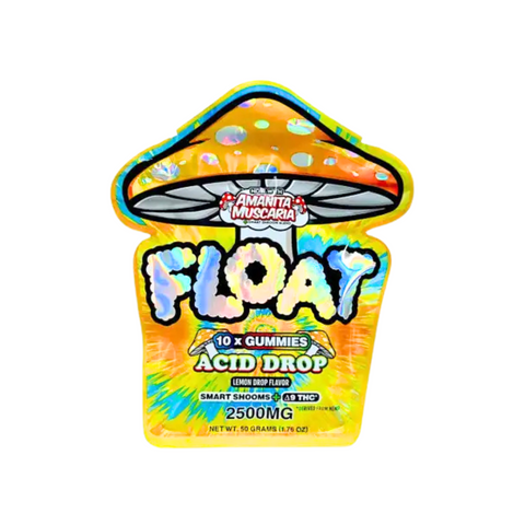 Float Smart Shroom & D9 Gummies 2500mg 10ct