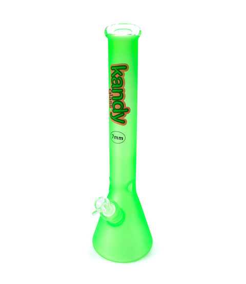 Kandy Water Pipe 17" Beaker Base 7mm Thickness Frosted Color