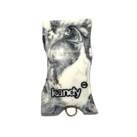 Kandy 4-inch resin dugout set with matching one-hitter and metal poker