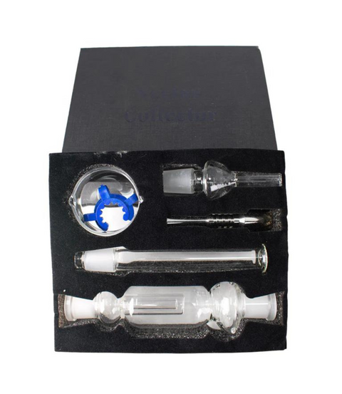Nectar Collector 18mm Male w/Quartz and Titanium Tip in the Black Box