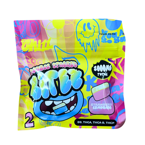 Ocho Extracts X Trip Drip X Sugar Double Stacked Bitez 2000mg Gummies