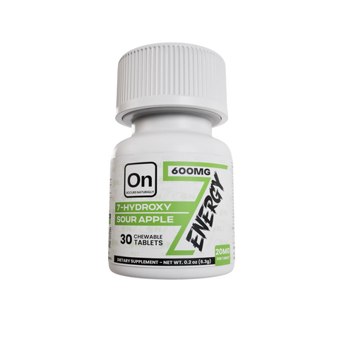 On7 7-OH Energy 600mg Chewable Tablets - 30 Count