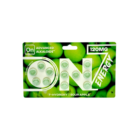 On7 7OH Energy Tablets Sour Apple 120mg