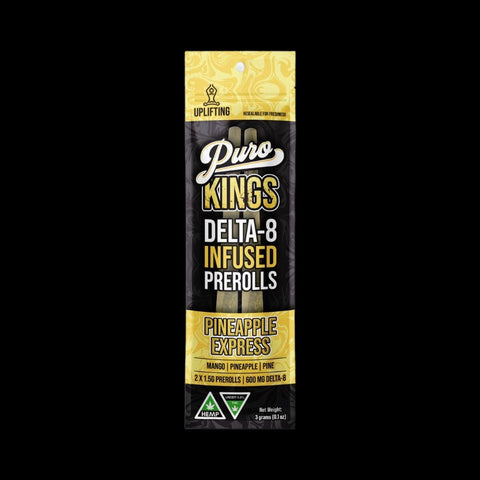 Puro Kings Delta-8 Infused Prerolls 3gm 2pk