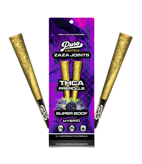 Puro Exotics Zaza Joints THCA Prerolls