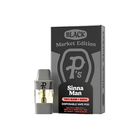 Pushin P's – Black Market Edition | THCA & THCP Disposable Vape Kit