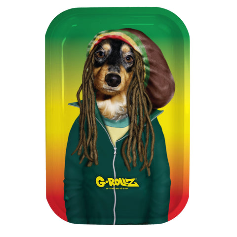 Reggae Metal Rolling Tray-medium