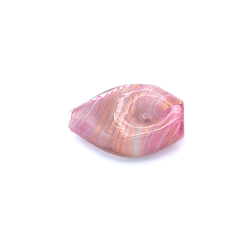 Hand Pipe 3" Flat Shape W/Slanted Line All Over