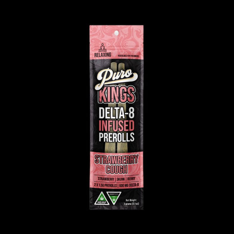 Puro Kings Delta-8 Infused Prerolls 3gm 2pk