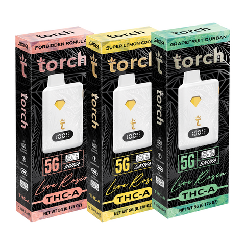 Torch THC-A Live Rosin Disposable 5gm