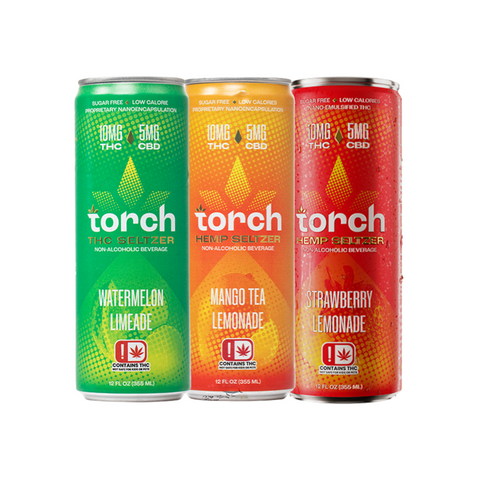 Torch THC Seltzer & Iced Tea 12oz