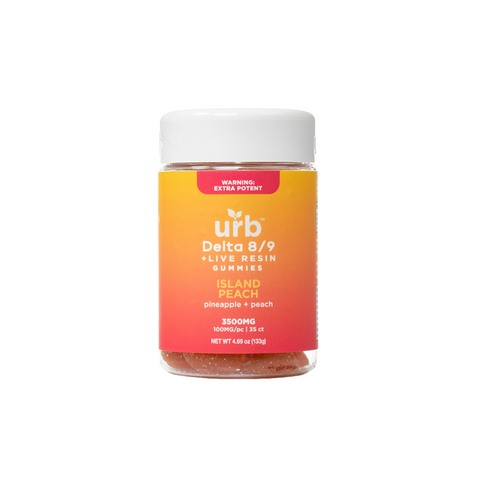 URB D8/D9 Live Resin Gummies 3500mg 35ct