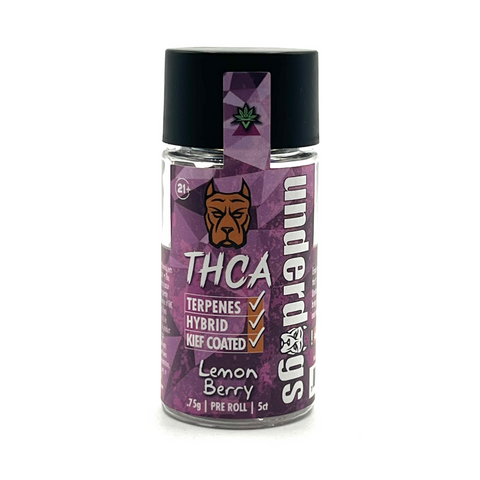 Underdogs 5 in 1 THC-A Kief Coated Pre-rolls 5ct/jar