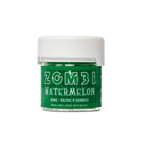 Zombi D9 + THCP Gummies 10ct 80mg