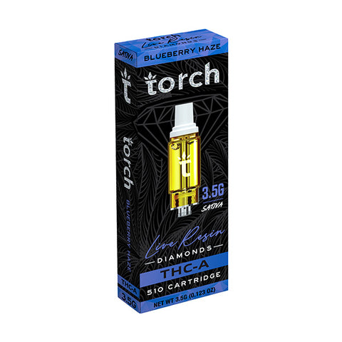 Torch THC-A Live Resin Diamonds 510 Cartridge 3.5gm