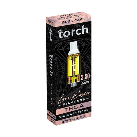 Torch THC-A Live Resin Diamonds 510 Cartridge 3.5gm