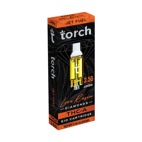 Torch THC-A Live Resin Diamonds 510 Cartridge 3.5gm