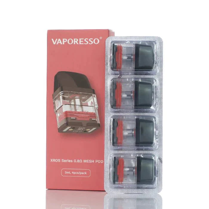 vaporesso xros replacement pod cartridge - 4pk Vaporesso XROS Series 3ml Pod 0.8ohms