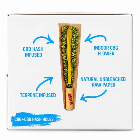 Zour Stash CBG + CBD Hash hole Preroll 2g 1ct