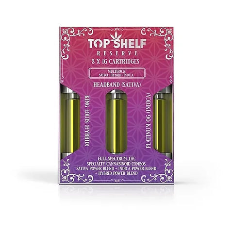 Top Shelf Hemp Multi-Pack Blend Vape Cartridges