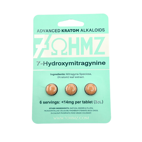 7Ohmz Advanced Kratom Tablets - 3ct