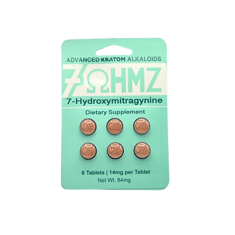 7Ohmz Kratom Tablets 6ct