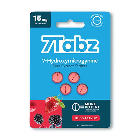 7Tabz 7-OH Pure Kratom Extract Tablets 4ct
