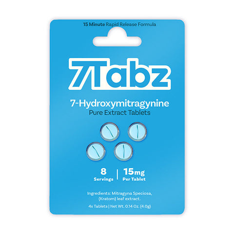 7Tabz 7-OH Pure Kratom Extract Tablets 4ct