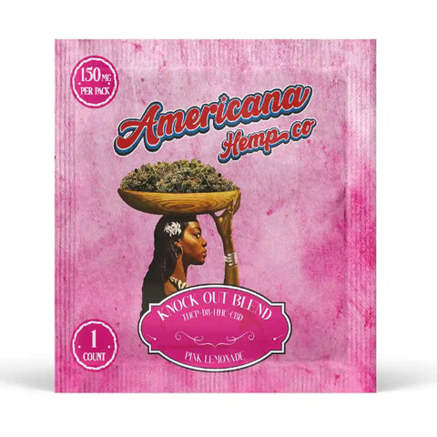 AmericanaHempCoKnockOutBlendGummies150mg-PinkLemonade