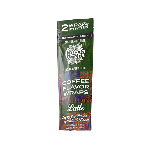 Cocoa Wraps - Coffee Flavor Organic Hemp Wraps