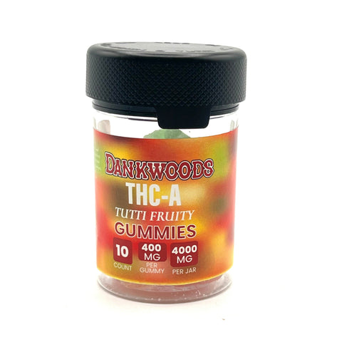 Dankwoods THCA Gummies 4000mg 10ct/Jar-Tutti-fruity