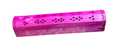 Incense Wood Coffin Box 12"