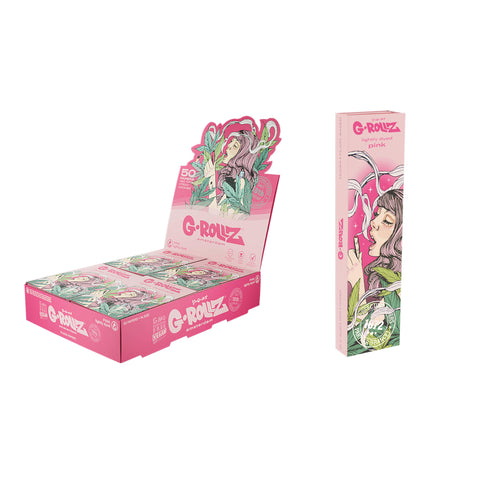 G-ROLLZ | Collector "Colossal Dream" Pink - 50 1 1/4 Papers + Tips & Tray