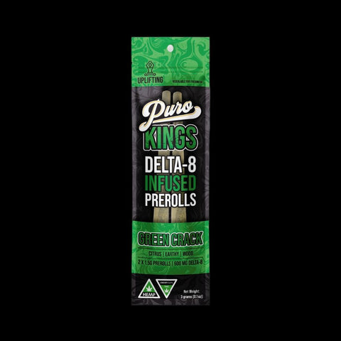 Puro Kings Delta-8 Infused Pre-Rolls 3gm/pck 2ct/pck