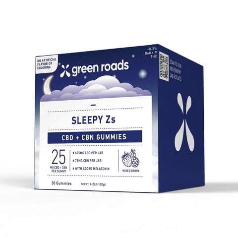 Green Roads Sleepy Zs CBD + CBN Gummies 30ct