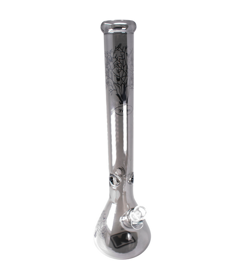 Kandy Glass Water Pipe 18" Beaker Base 7mm Glass W/tree Design