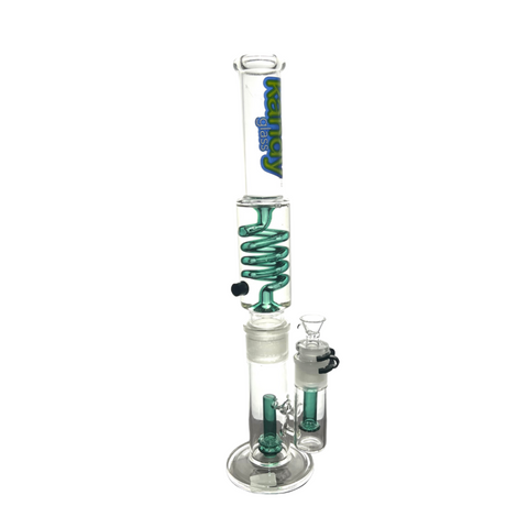 Kandy Glass Waterpipe 18 Inch w/ Dual Slitted Perc