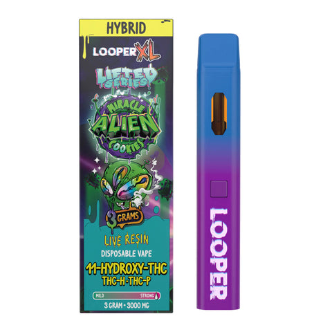 Looper XL Lifted Series Live Resin Disposable – Rock N' Roll It