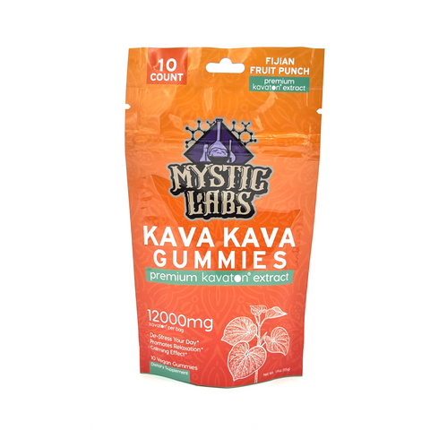 Mystic Labs Kava Kava Gummies Premium Kavaton Extract 10ct