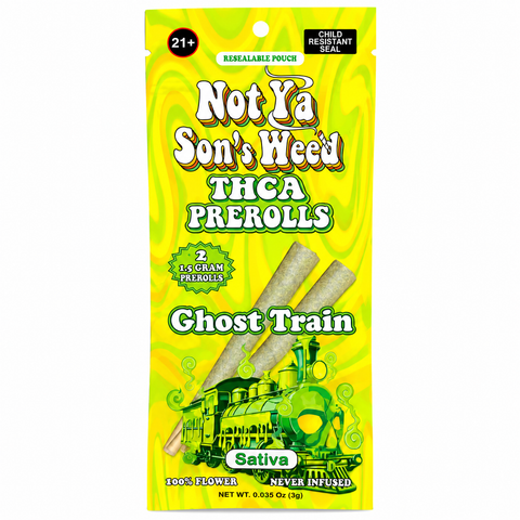 Not Ya Son’s THCA Prerolls – 3G | 2-Pack (Texas Compliant)